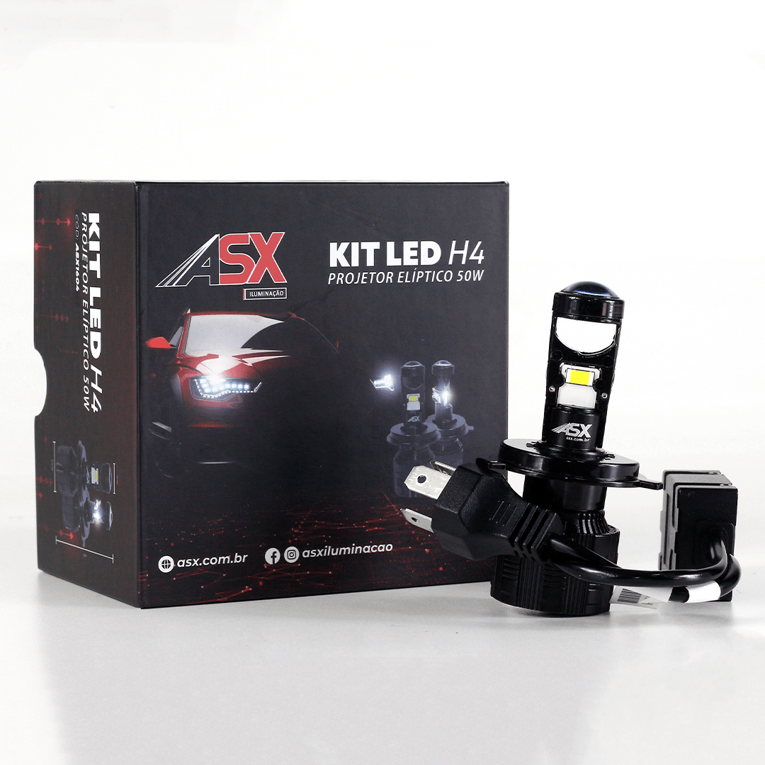 KIT LED PROJETOR ELÍPTICO H7 – 50W