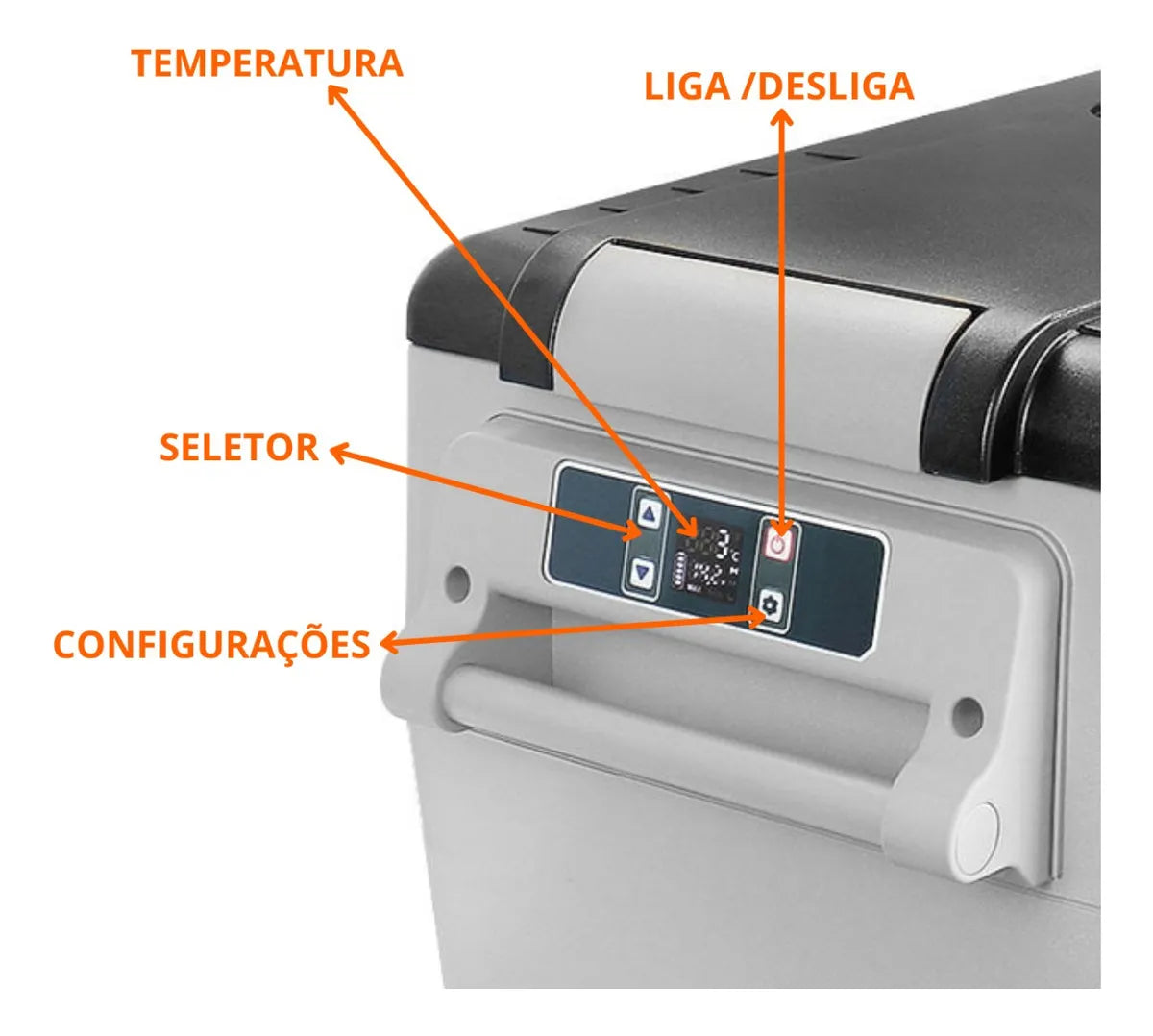 HENT GELADEIRA PORTÁTIL 42LTS QUADRIVOLT CAMINHÃO MOTORHOME VAN