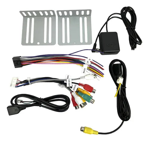 CENTRAL MULTIMÍDIA AUTOMOTIVO UNIVERSAL 9' COM CARPLAY ANDROID AUTO ESPELHAMENTO E BLUETOOTH COR PRETO