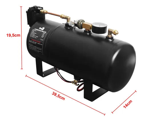 KIT BUZINA MARÍTIMA 74CM COM COMPRESSOR 12V