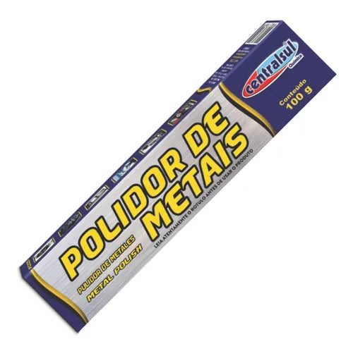 POLIDOR DE METAIS EM GERAL INOX PRATA CROMO COBRE LATÃO 100G