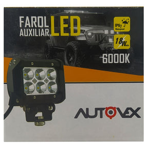 FAROL AUXILIAR LED 6000K