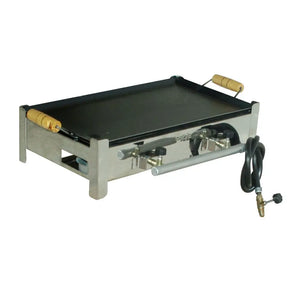 FOGAREIRO 2 BOCAS EM INOX - C/ CHAPA E C/BASE - ESTILOFER