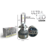 ULTRA LED CSP H7 4300K – 70W – 8.000 LUMENS – BIVOLT