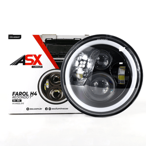 FAROL REDONDO 7″ H4 ANGEL EYE