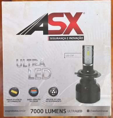 LAMPADA ULTRA LED ASX H7 7000 LUMENS