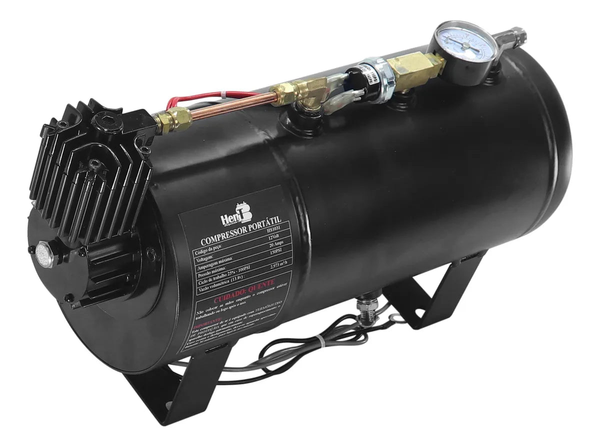 KIT BUZINA MARÍTIMA 74CM COM COMPRESSOR 12V