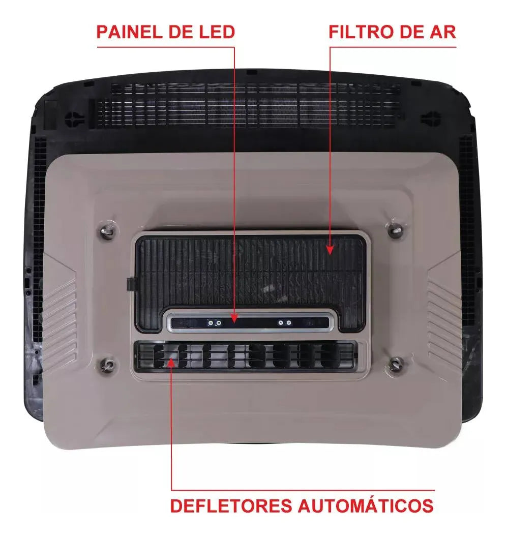 AR CONDICIONADO INVERTER 12V ELÉTRICO TETO CAMINHÃO