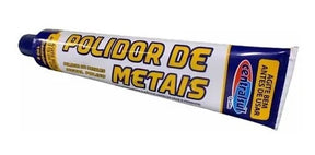 POLIDOR DE METAIS EM GERAL INOX PRATA CROMO COBRE LATÃO 100G