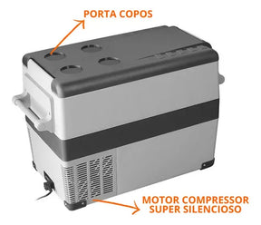 HENT GELADEIRA PORTÁTIL 42LTS QUADRIVOLT CAMINHÃO MOTORHOME VAN