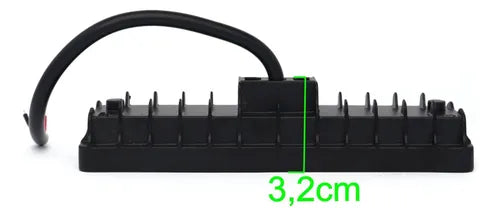 FAROL AUXILIAR NEBLINA RETANGULAR UNIVERSAL 2LEDS 20WATTS