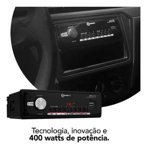 RÁDIO TARAMPS AMPLAYER 400 AMPLIFICADOR/CONTROLE DE LONGA DISTÂNCIA