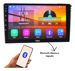 CENTRAL MULTIMÍDIA SVART 2GB 32GB CARPLAY ANDROID AUTO 9