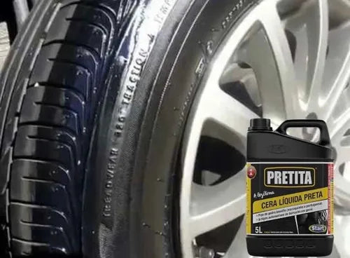 PRETINHO QUE NÃO SAI NA CHUVA PNEU PARA-CHOQUE E BORRACHA 2L