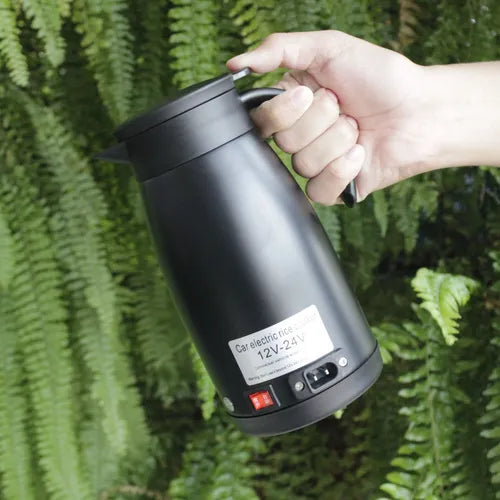 CHALEIRA ELÉTRICA 12/24V PORTÁTIL AUTOMOTIVA CARRO CAMINHÃO