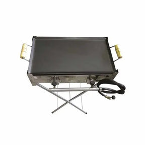 FOGAREIRO 2 BOCAS EM INOX - C/ CHAPA E C/BASE - ESTILOFER