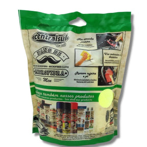 KIT 3 PANOS DE MICROFIBRA MEN MULTIUSO CENTRALSUL 40CM X 40CM